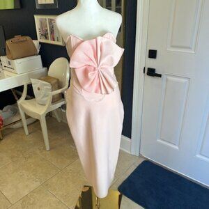 Elegant Pink Midi Dress